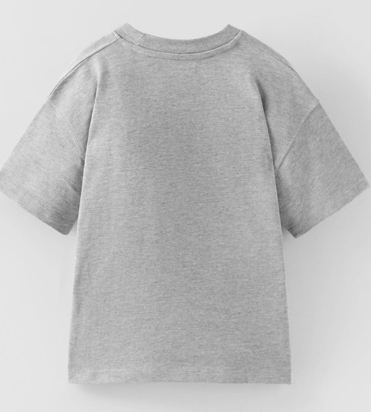 Boys Neck T-Shirt With Short Sleeves