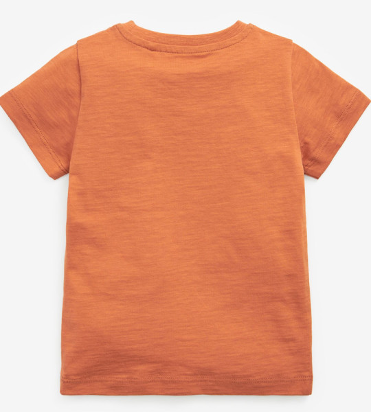 Boys Short Sleeve Plain T-Shirt