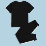 Boys Color Block Tee &amp; Tracksuit Set