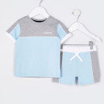 Boys Two Tone Tee &amp; Shorts Set