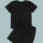 Boys Color Block Tee and Shorts Set