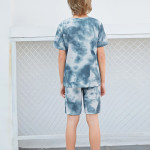 Boys Tie Dye Tee &amp; Track Shorts Set