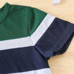 Boys Color Block Tee &amp; Short Set