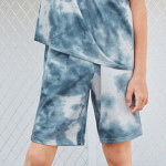 Boys Tie Dye Tee &amp; Track Shorts Set