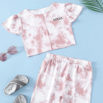 Girls Tie Dye  Short Set