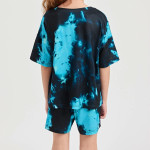 Girls Tie Dye Tee Short Set