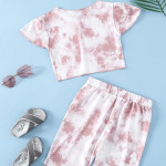 Girls Tie Dye  Short Set