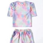 Girls Tie Dye Shorts Set