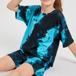 Girls Tie Dye Tee Short Set