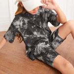 Girls Tie Dye Tee&amp; Shorts Set