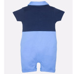 Boys Blue Pure Cotton Rompers