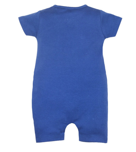 Boys Blue Pure Cotton Rompers