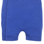 Boys Blue Pure Cotton Rompers