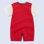 Baby Baseball Collar Romper