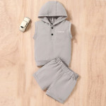 Baby Hooded Tank Top &amp; Shorts