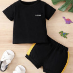 Baby Tee With Track Shorts