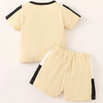 Baby Contrast Side Seam Tee &amp; Track Shorts