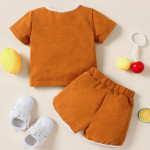 Baby Pocket Patched Tee &amp; Track Shorts