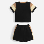 Baby Color Block Top &amp; Shorts Set