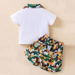 Baby Contrast Cameo Polo Shirt &amp; Shorts