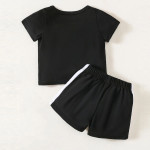 Baby Tee &amp; Track Short Set