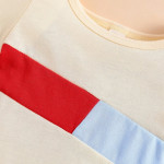 Baby Color Block Tee With Contrast Side seam Shorts