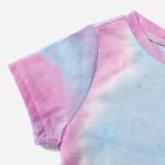 Baby Tie Dye Tee &amp; Knot Front Shorts