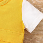 Baby Color Block Flap Pocket Tee &amp; Shorts