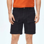 Men Flap Pocket Bermuda Denim Shorts