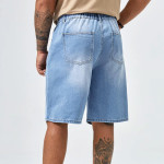 Men Ripped Denim Shorts