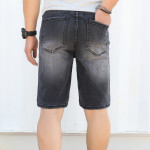 Men Slant Pocket Denim Shorts