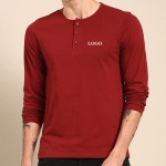 Men Regular Fit Long Sleeve T-shirt