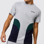 Man Color Block T-shirt