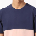 Men Color Block Tee