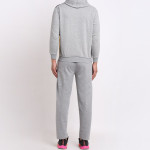 Men Grey &amp; Black Solid Tracksuit