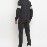 Men Grey Solid Tracksuit