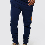 Men Color Block Funnel Neck Tracksuit