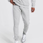 Man Color Block Sweater Tracksuit