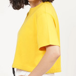 Women's Cropped Drawstring Shirt