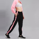 Women Pink &amp; Black Stylish Tracksuits